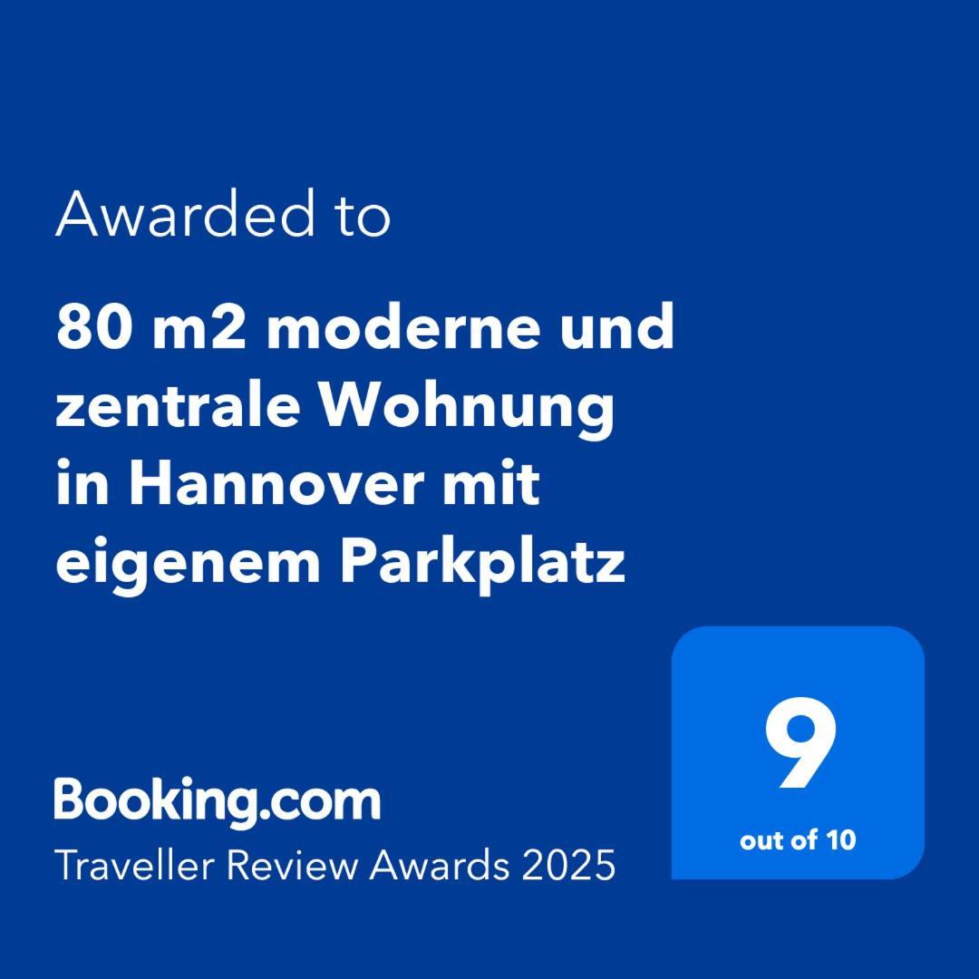 80 M2 Moderne Und Zentrale Wohnung In Hannover Mit Eigenem Parkplatz Exterior foto